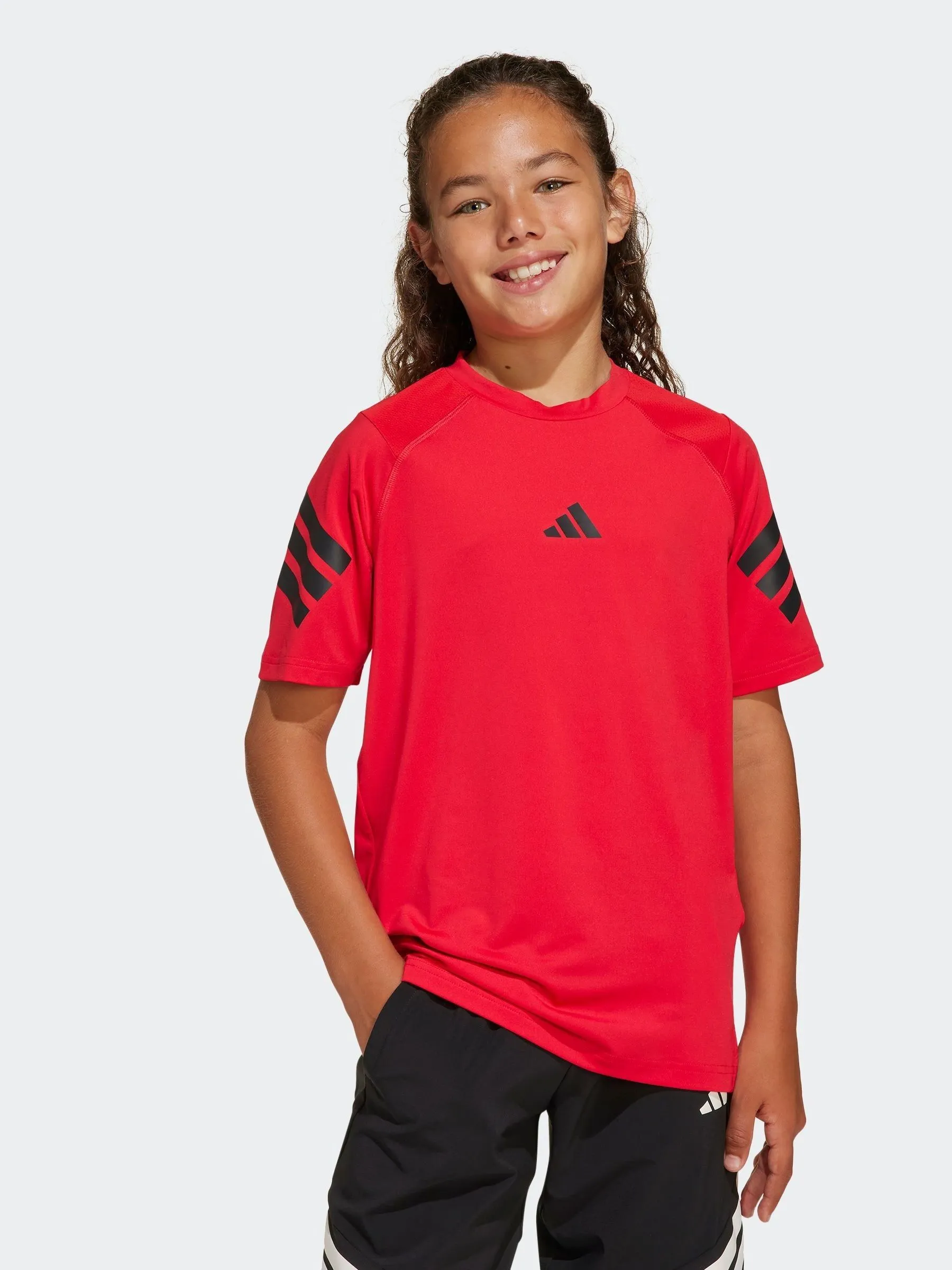 adidas Red Essentials T-Shirt