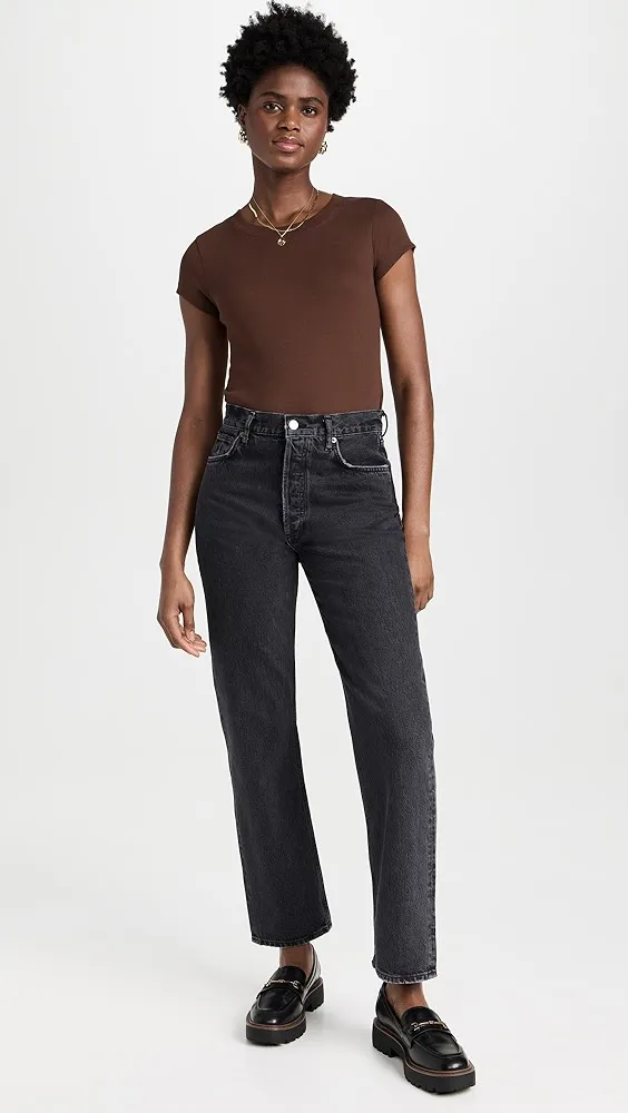 AGOLDE   90s Pinch Waist High Rise Straight Jeans 