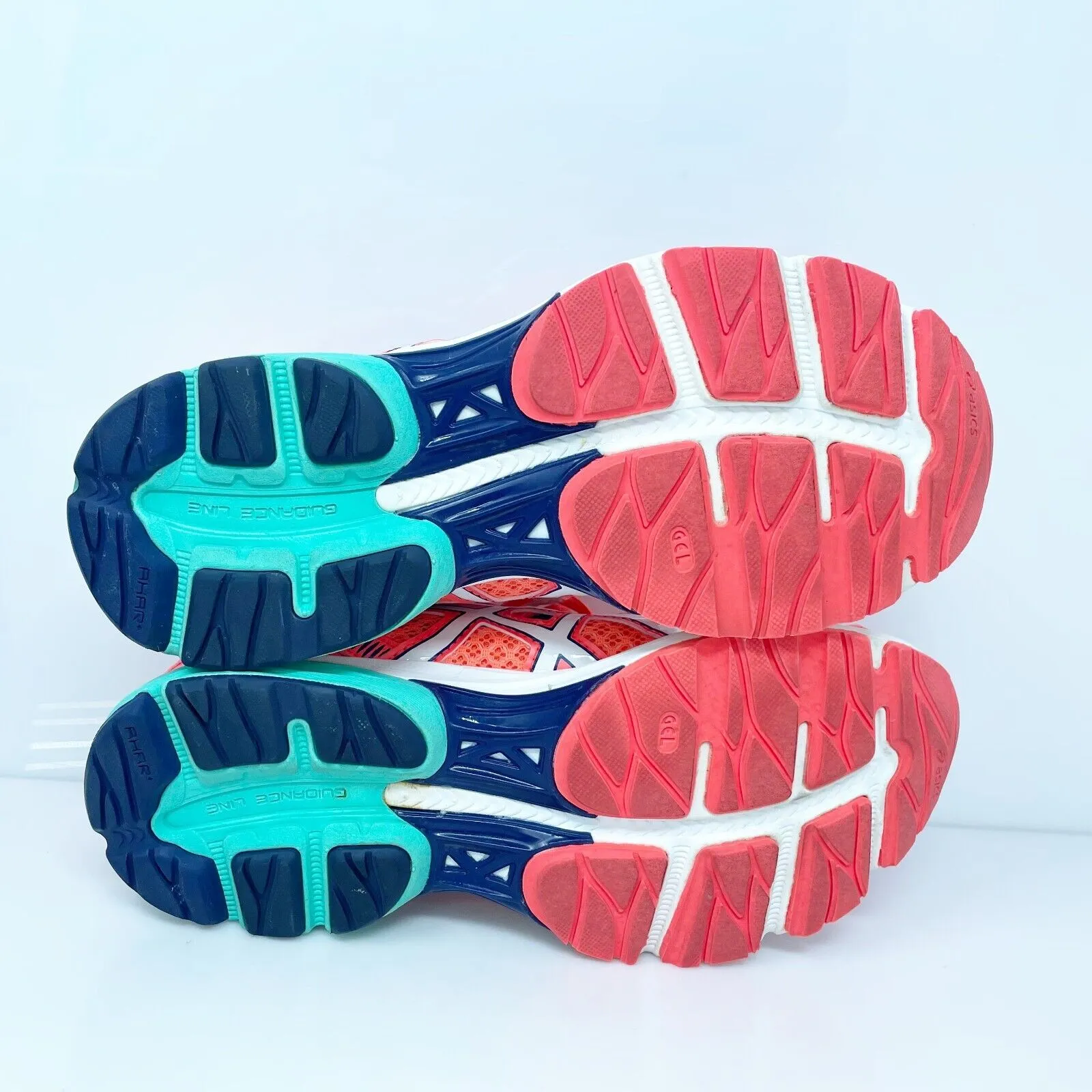 Asics Womens Gel Flux 3 T664N Orange Running Shoes Sneakers Size 6.5