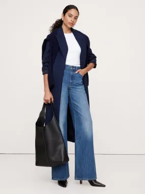 Banana Republic Blue The Icon Classic Wide Leg Jeans