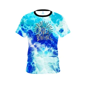 Big Bowling Wavey Onyx CoolWick Bowling Jersey