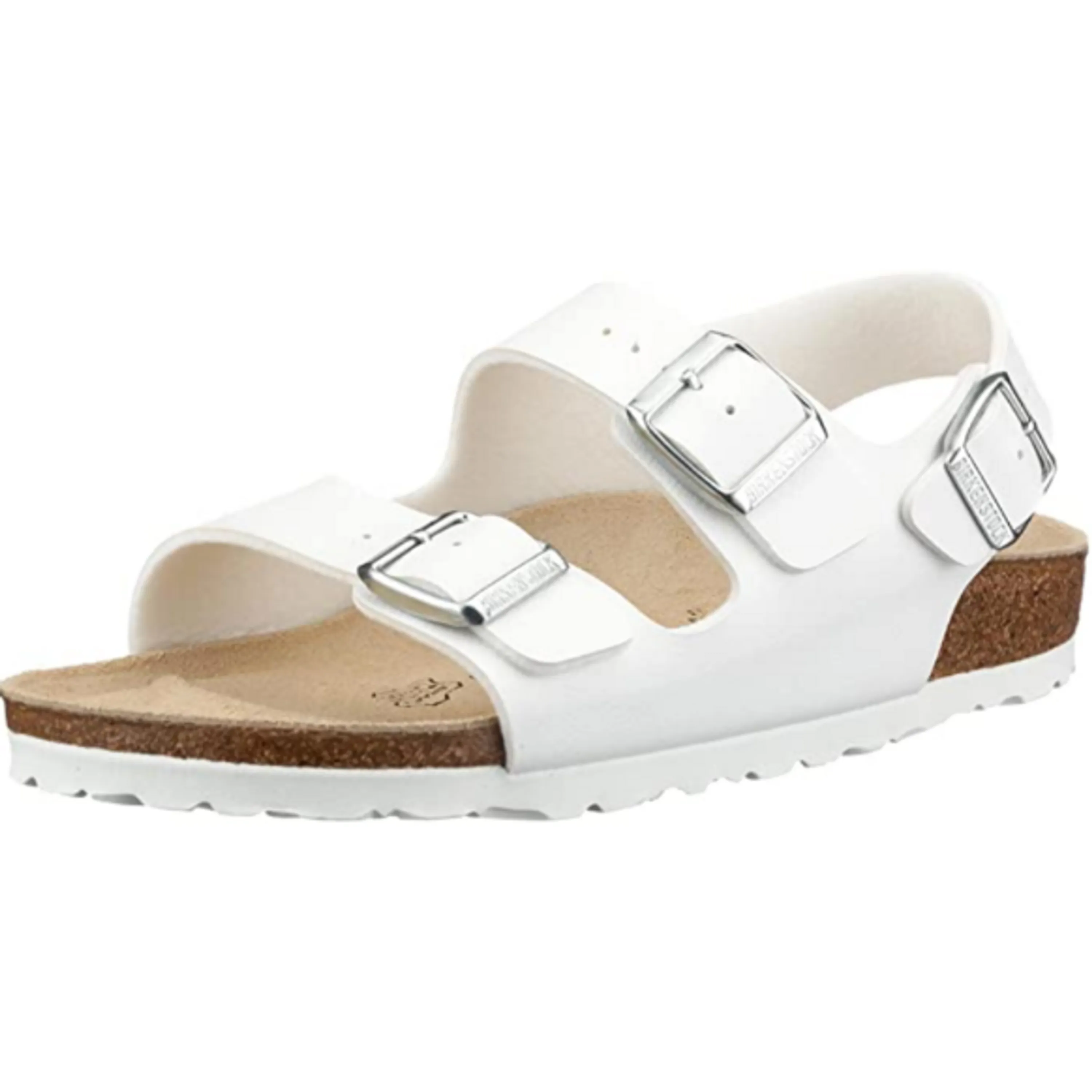 Birkenstock Milano Unisex Narrow Sandals White Birko-Flor