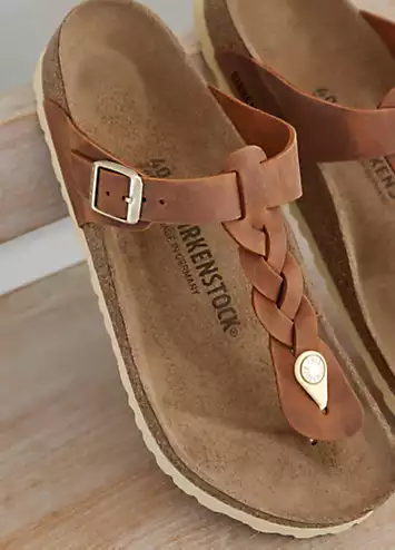 Birkenstock Women’s Gizeh Cognac Sandals | Grattan