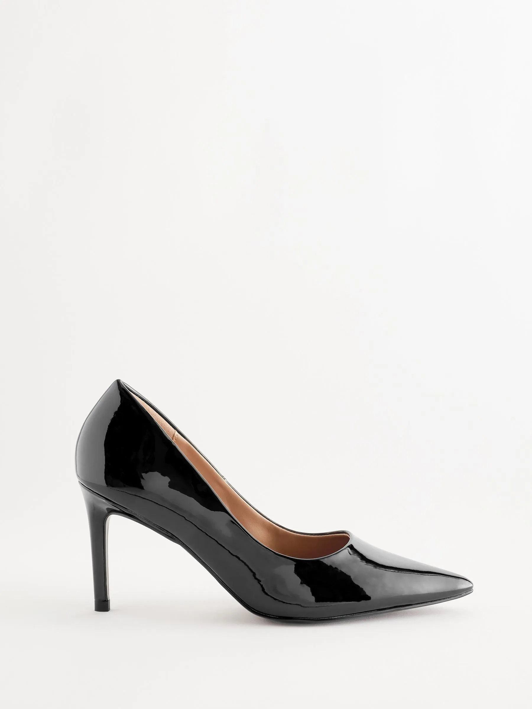 Black Forever Comfort® Point Toe Mid Heel Court Shoes