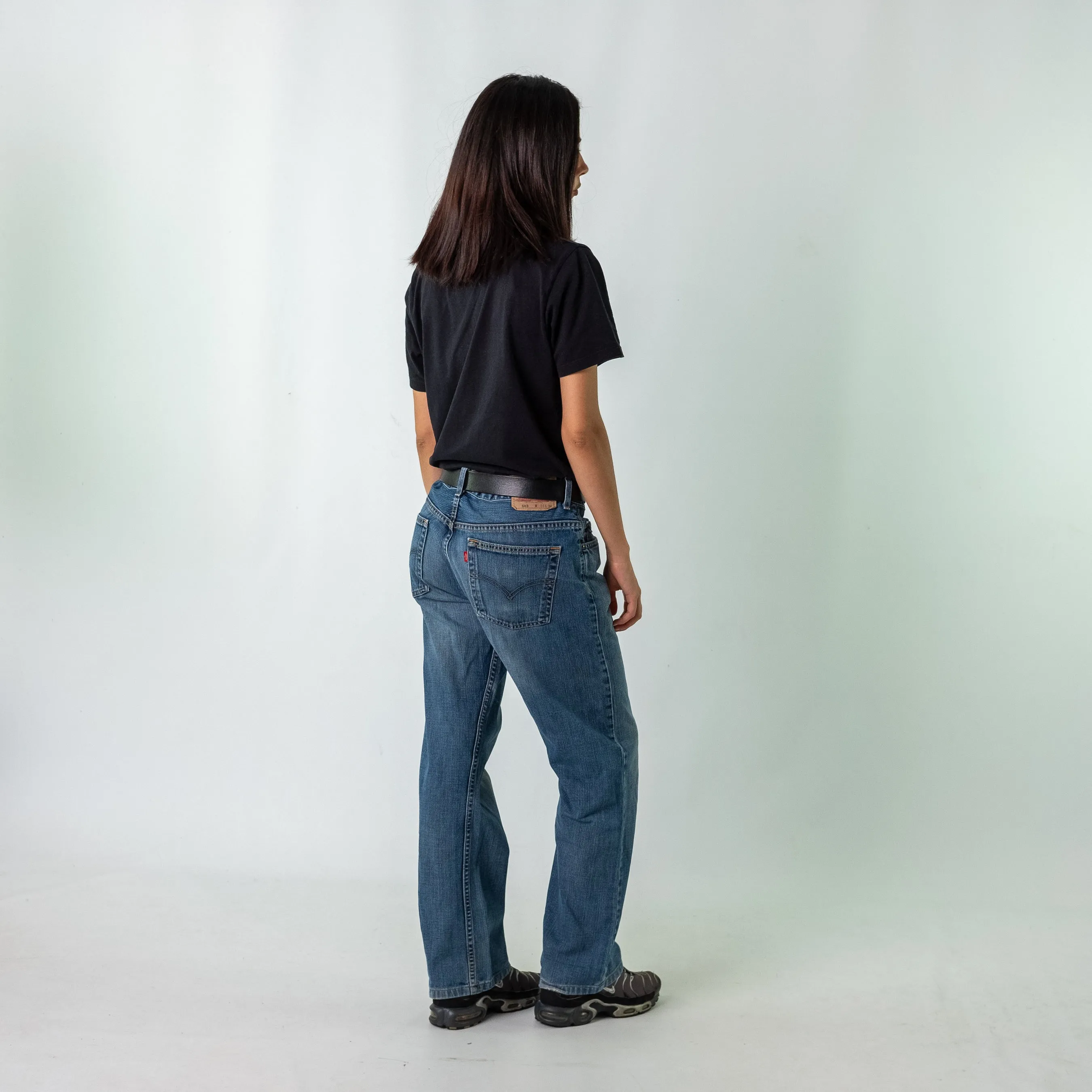 Blue 90s Levi's Denim Jeans Baggy Pants (36x34)