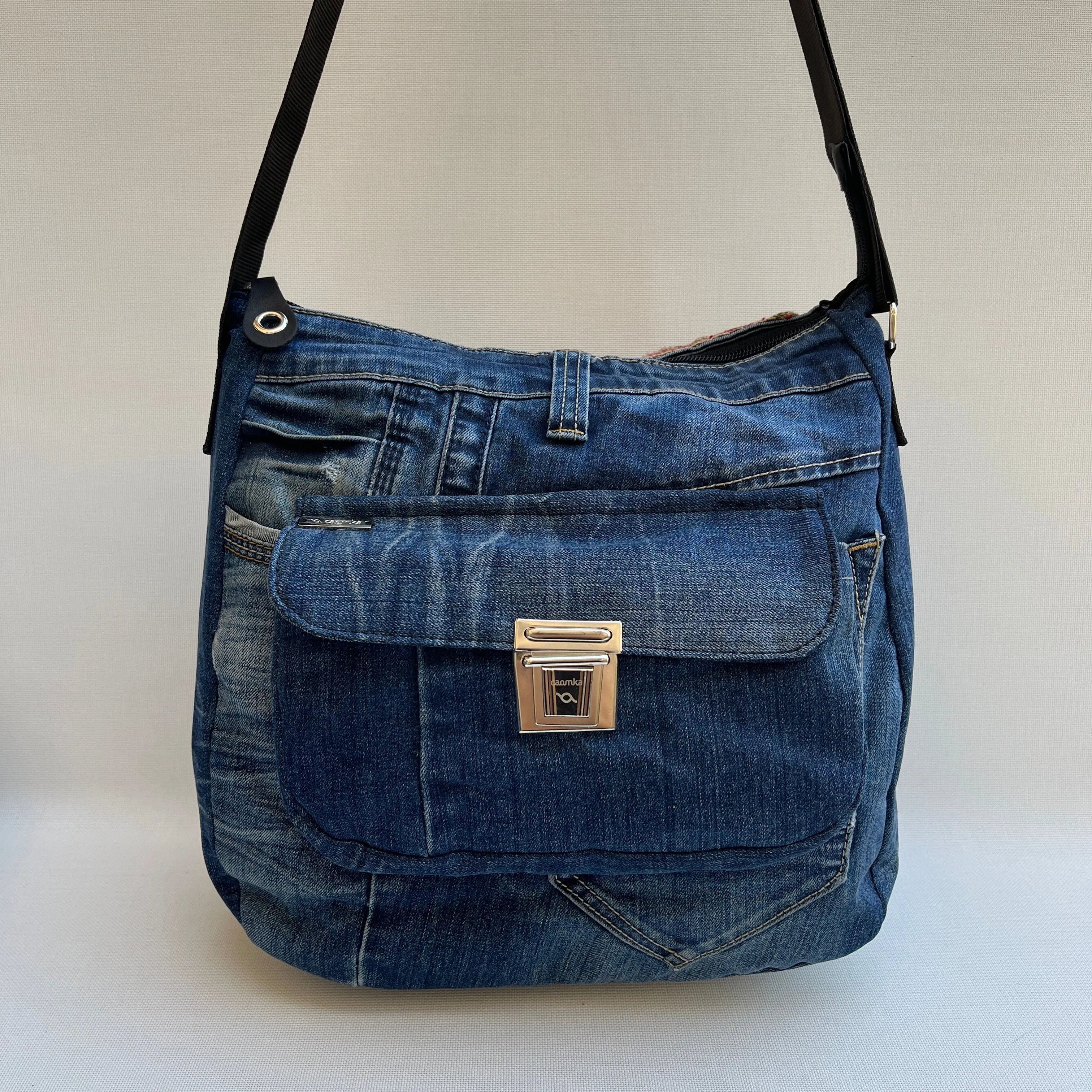 Bolso Tote Caomka · Edición Especial  Jeans Recycled  Pieza nica 11926