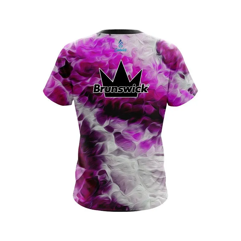 Brunswick Pink Marble Onyx CoolWick Bowling Jersey