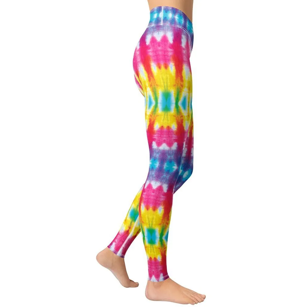 Butterfly Effect Tie Dye Yoga Leggings