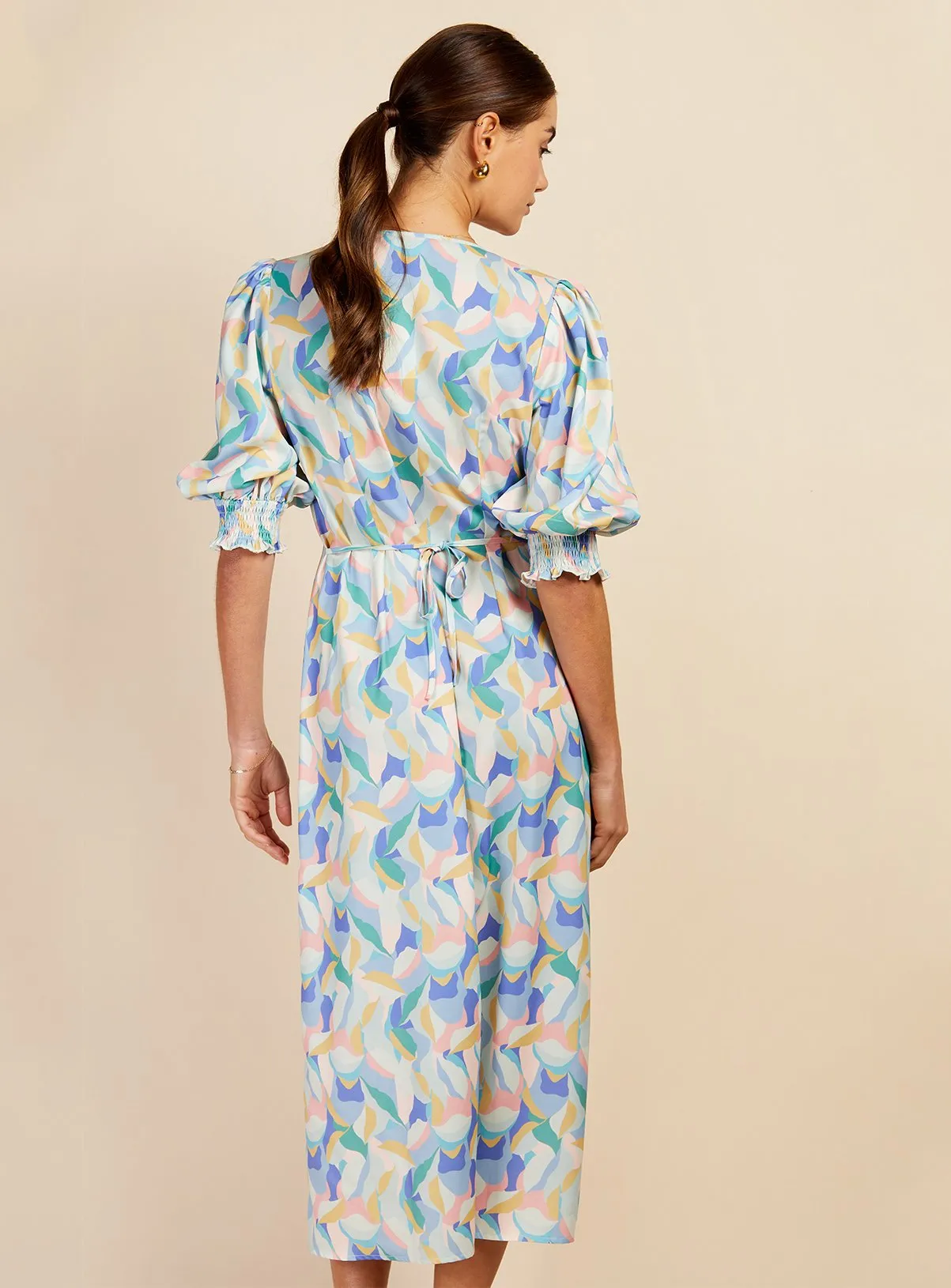 Buy VOGUE WILLIAMS Multi Puff Sleeve Midaxi Dress 12 | Dresses | Tu