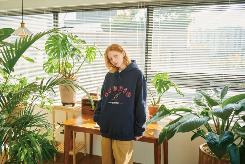 COMPAGNO  |Unisex Street Style Logo Hoodies & Sweatshirts
