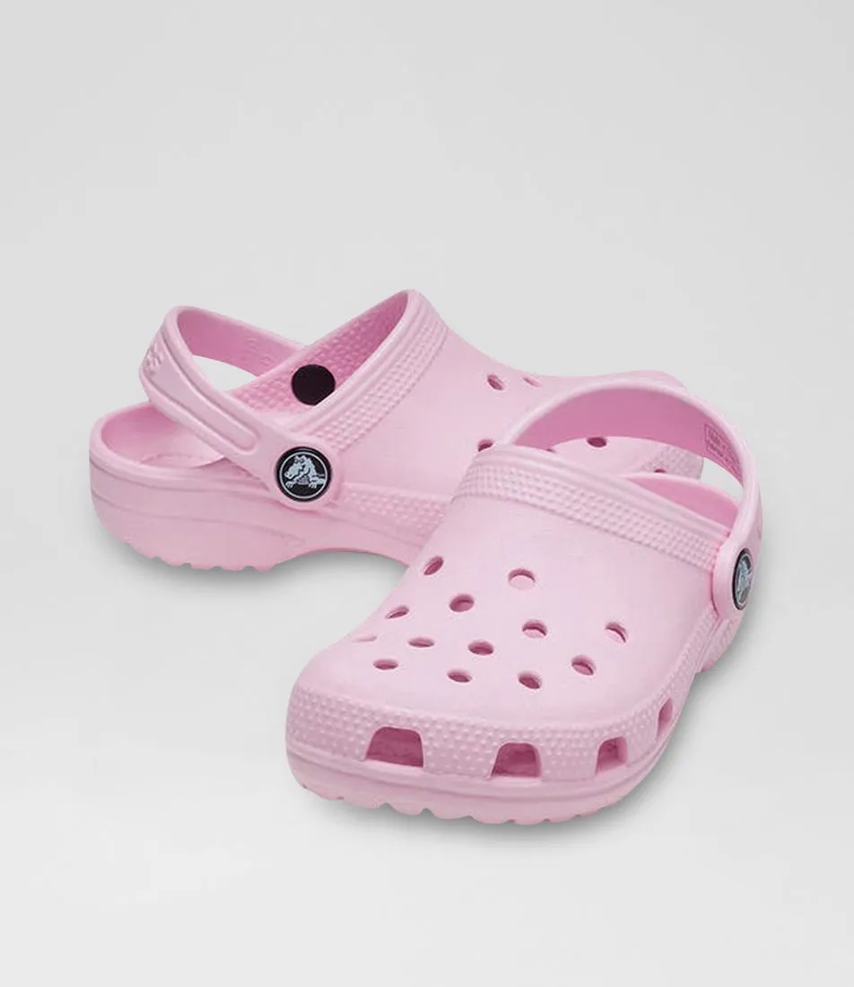 CROCS Classic Clog Tot Ballerina Pink Croslite Sandals