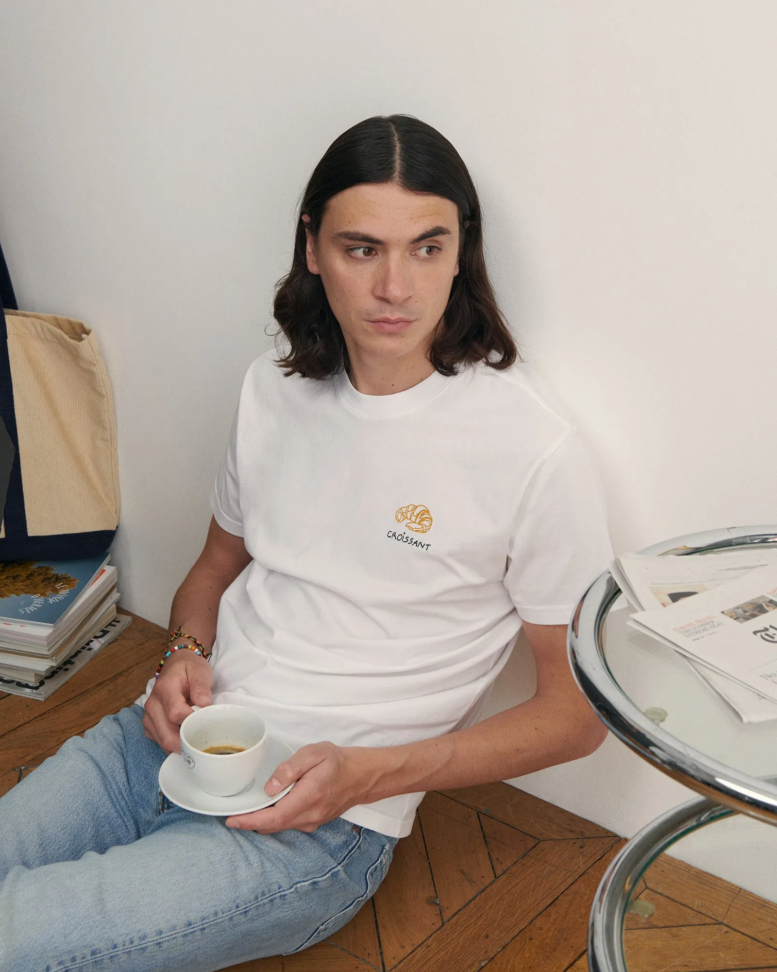Croissant Unisex popincourt t-shirt