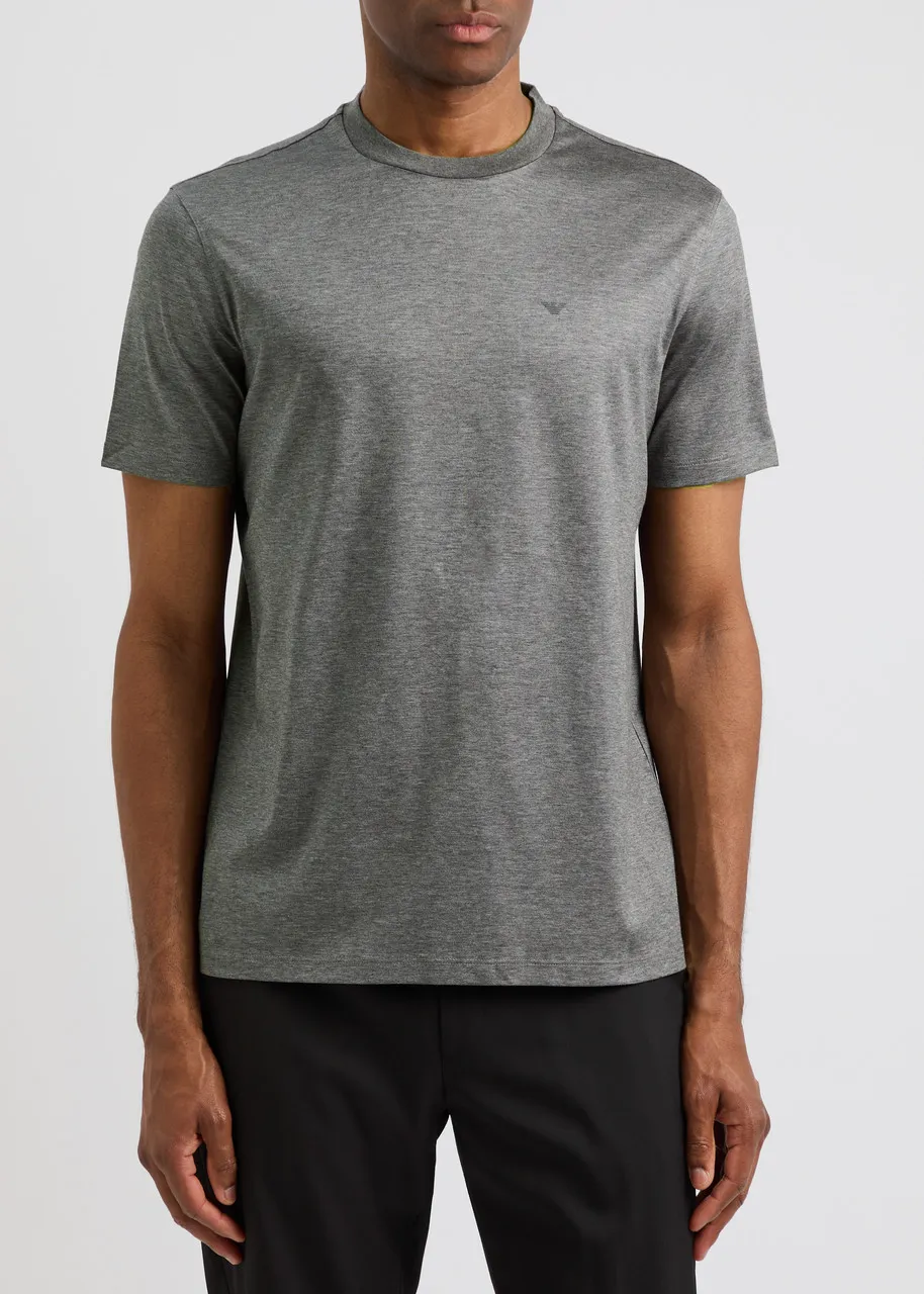 EMPORIO ARMANI Logo jersey T-shirt -                         -                     -                