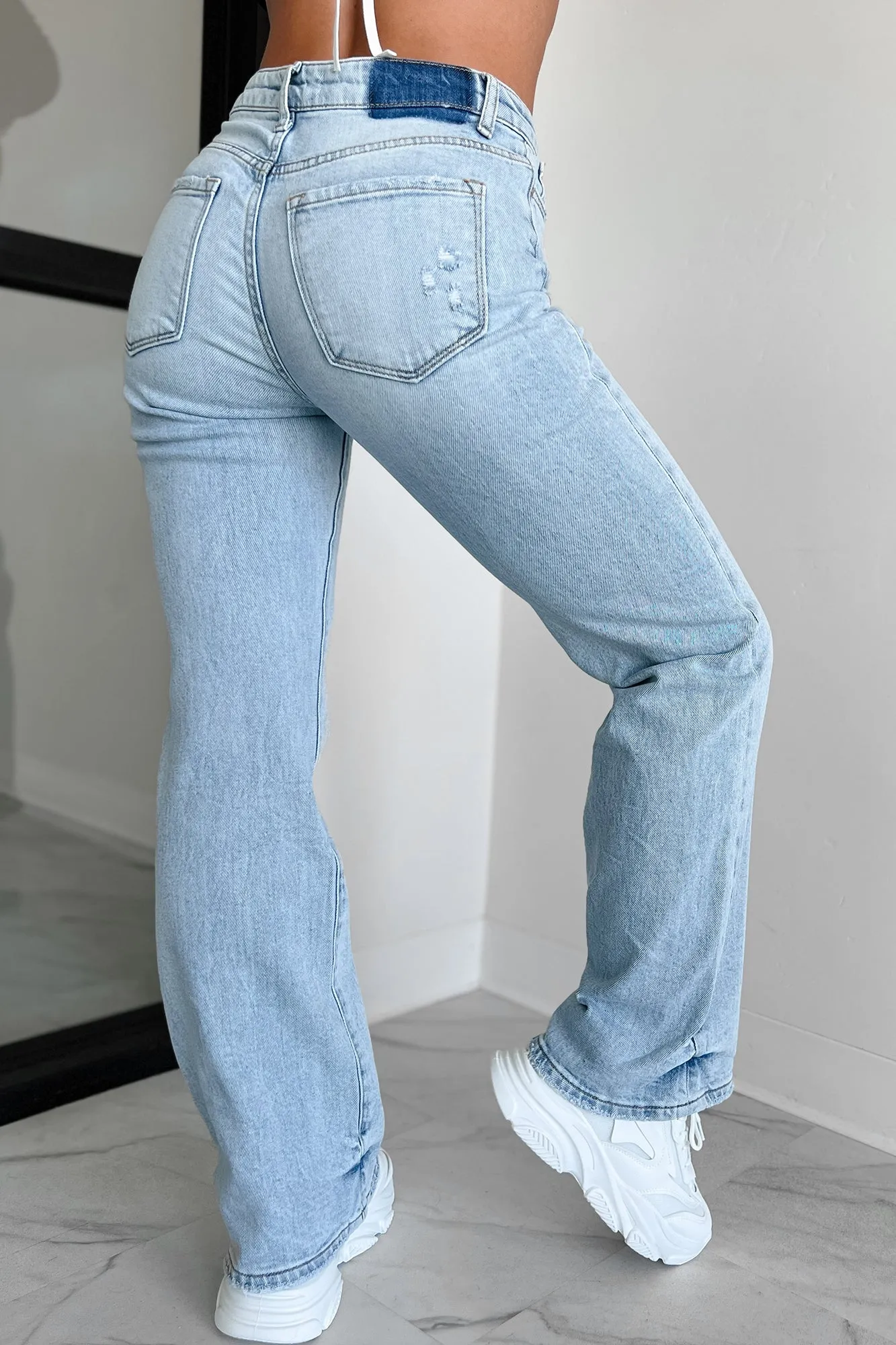 Essex High Rise 90's Flare Vervet Jeans (Light)