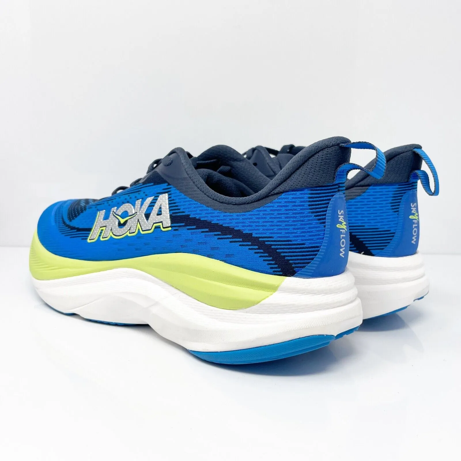 Hoka One One Mens Skyflow 1155111 VVY Blue Running Shoes Sneakers Size 10 D