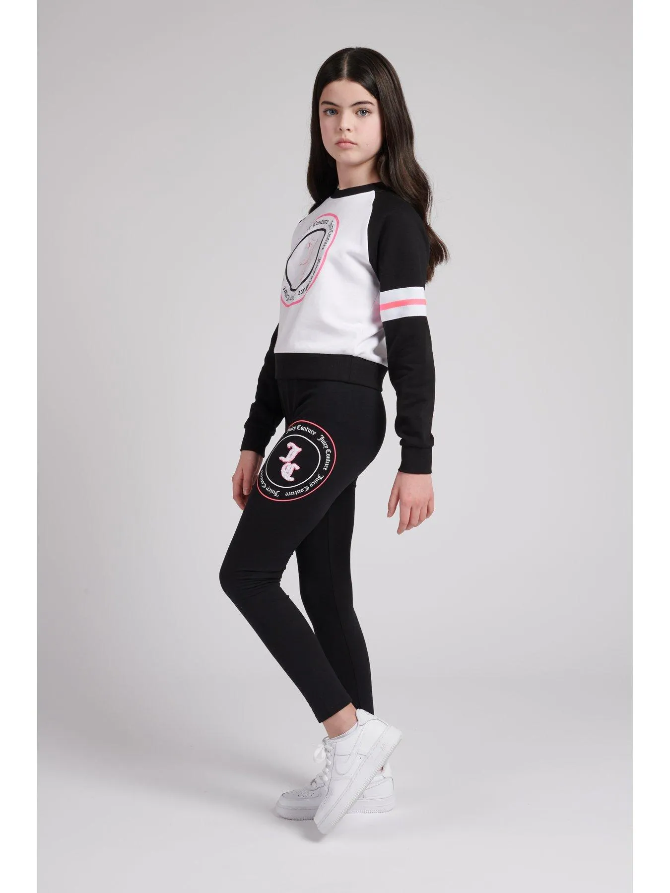Juicy Couture Girls Logo Leggings - Black