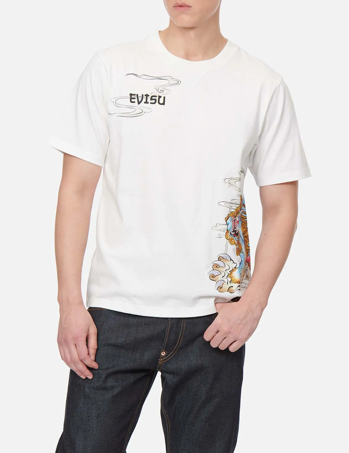 Komainu Painting Print T-Shirt