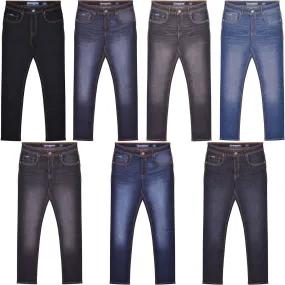 Lambretta Mens Stafford Slim Fit Skinny Denim Jeans