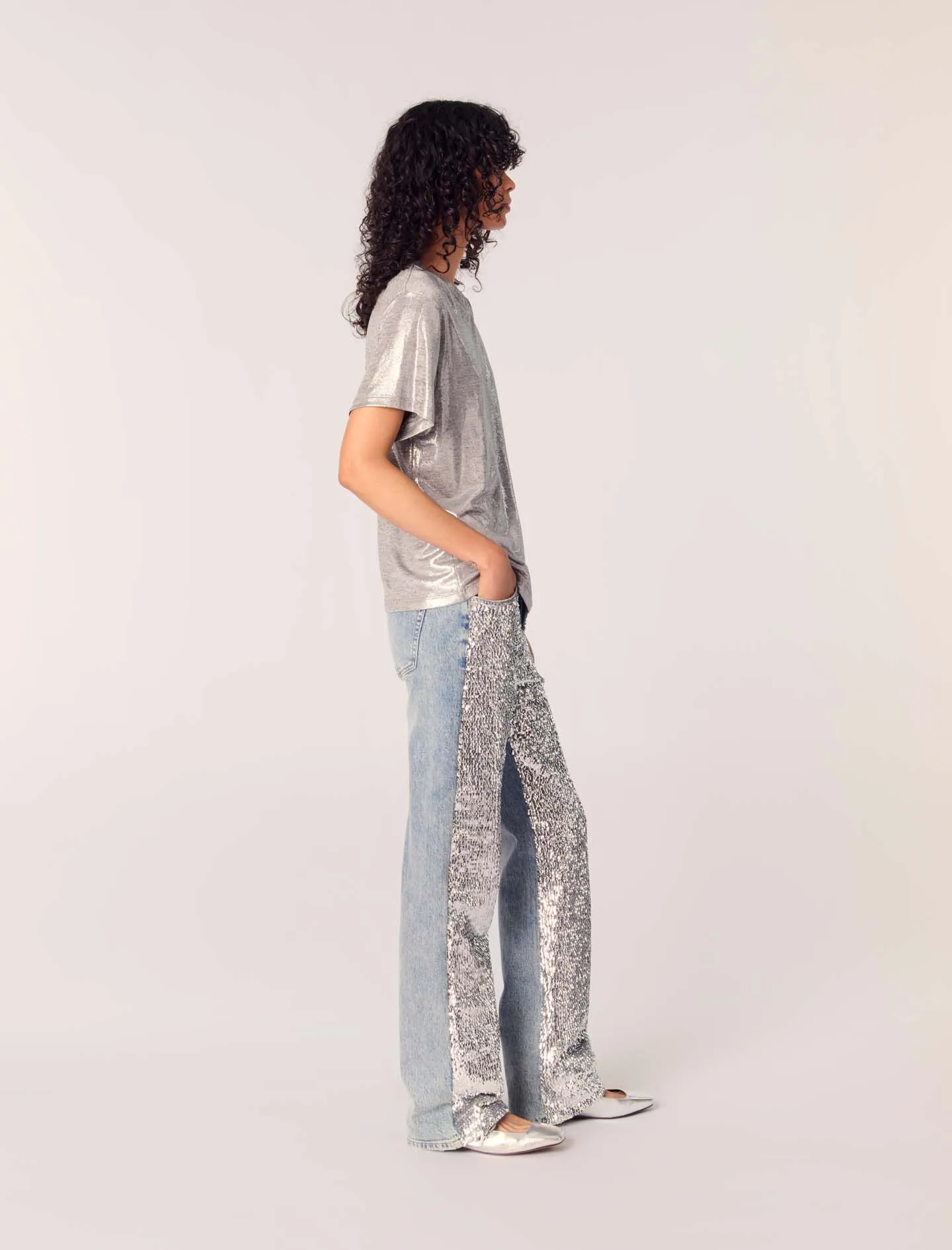 Lamé T-shirt