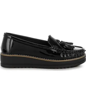London Rag Strelka Tassel Detail Flatform Loafers