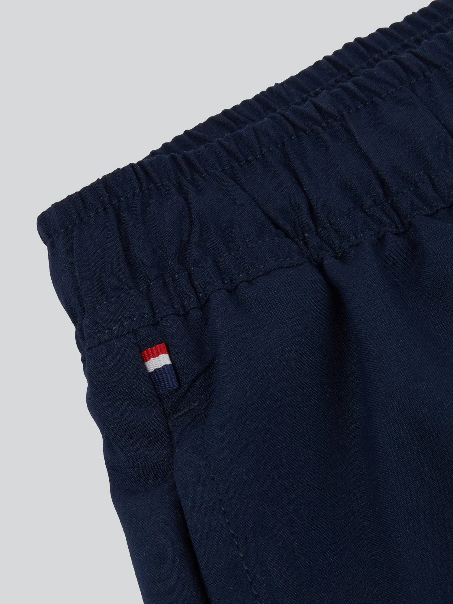 Mens Solid Swim Shorts in Navy Blue