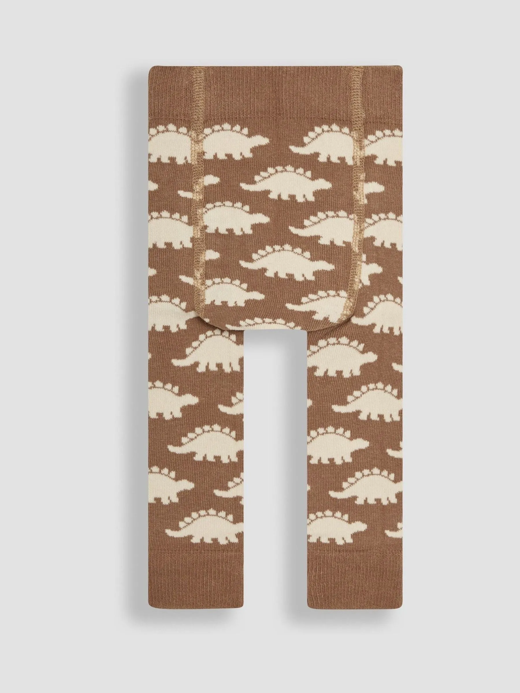 Natural Dinosaur Knitted Leggings