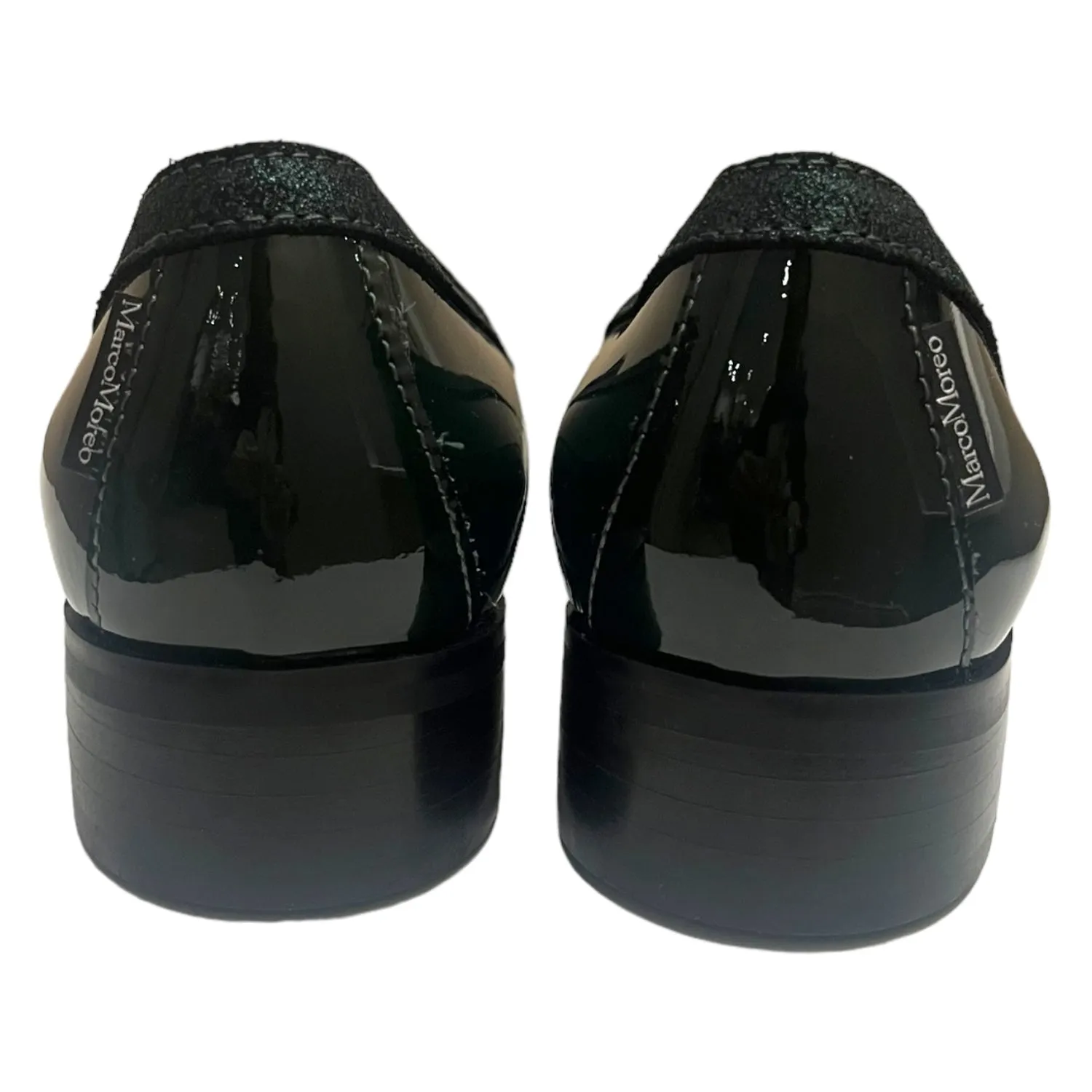 NEW Marco Moreo Green Patent Loafers
