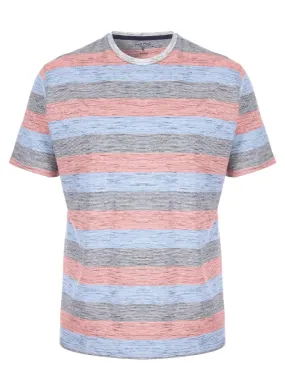 Orange Crew Neck T Shirt