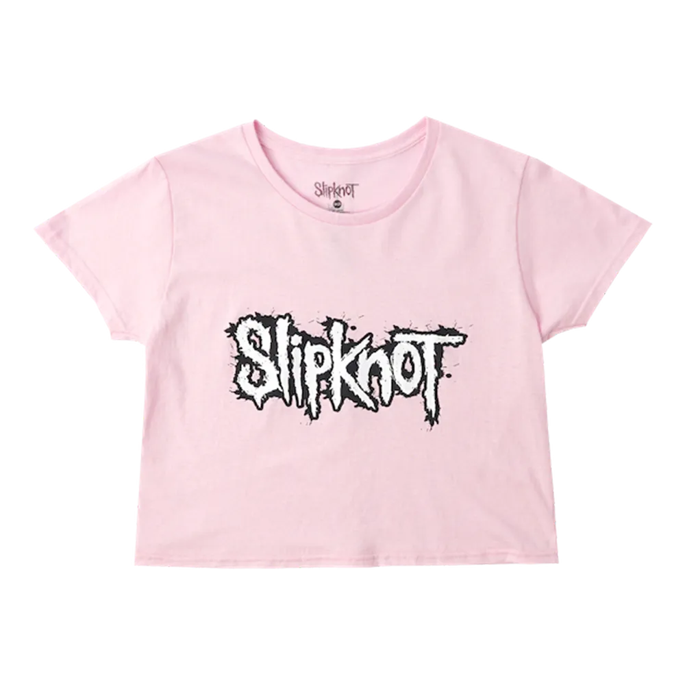 Pink Logo Crop T-Shirt