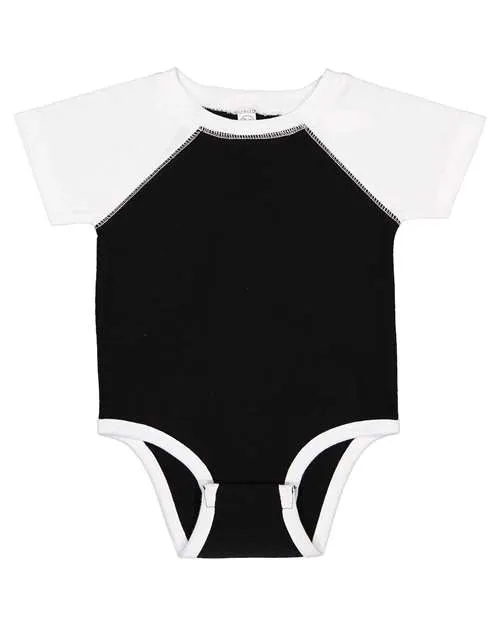 Rabbit Skins Infant Baseball Fine Jersey Bodysuit