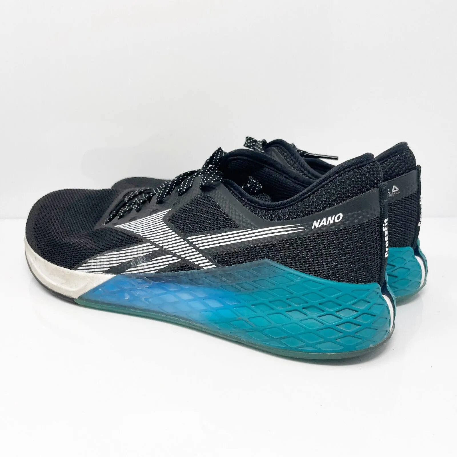 Reebok Mens Nano 9 FU7564 Black Running Shoes Sneakers Size 13