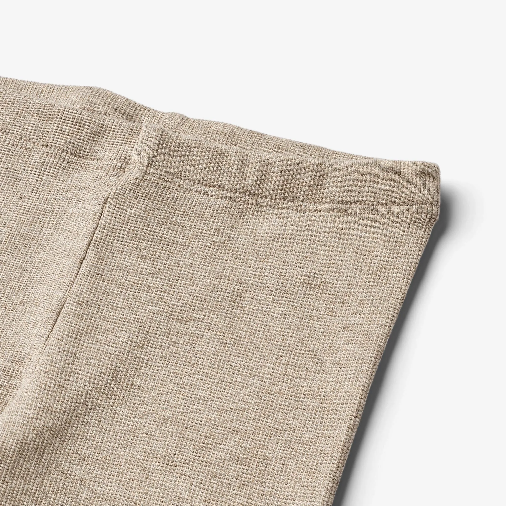 Rib Leggings Maddy | Baby - gravel melange