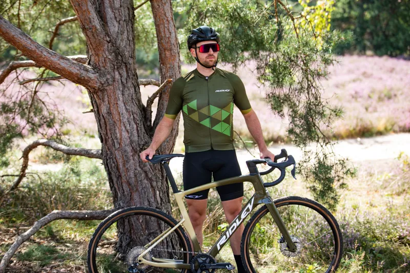 Ridley Performance Jersey in Green and Gold