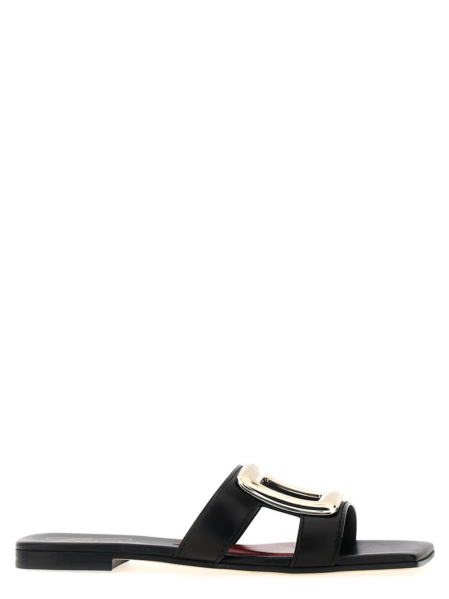 Roger Vivier    Roger Vivier 'New Metal Buckle Mule' Sandals