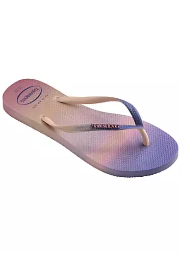 ’SLIM GRADIENT SUNSET’ Flip Flops by Havaianas | Look Again