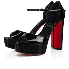 Sandaloo 130 mm Sandals - Patent leather - Black - Women