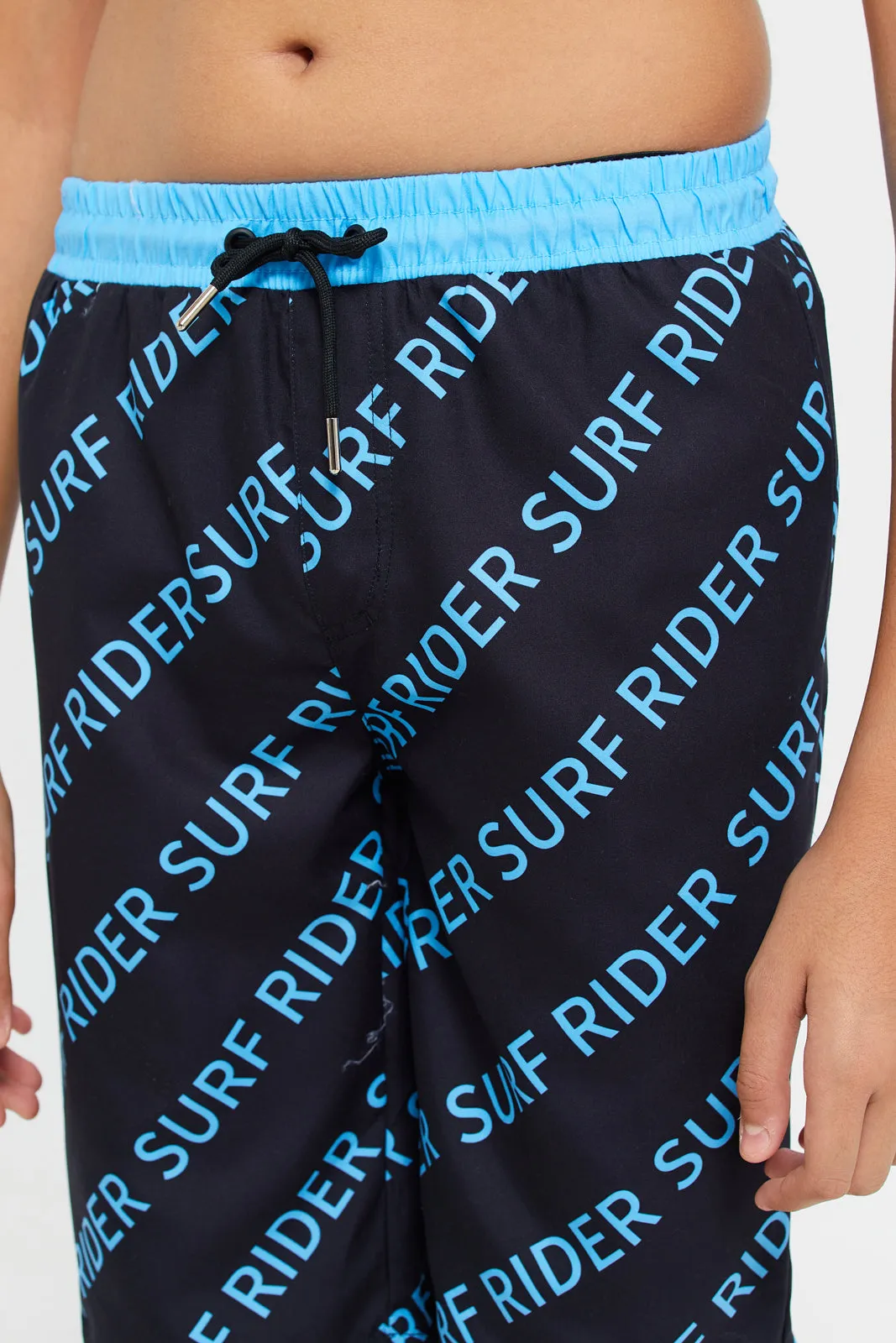 Senior Boys Blue Board Shorts