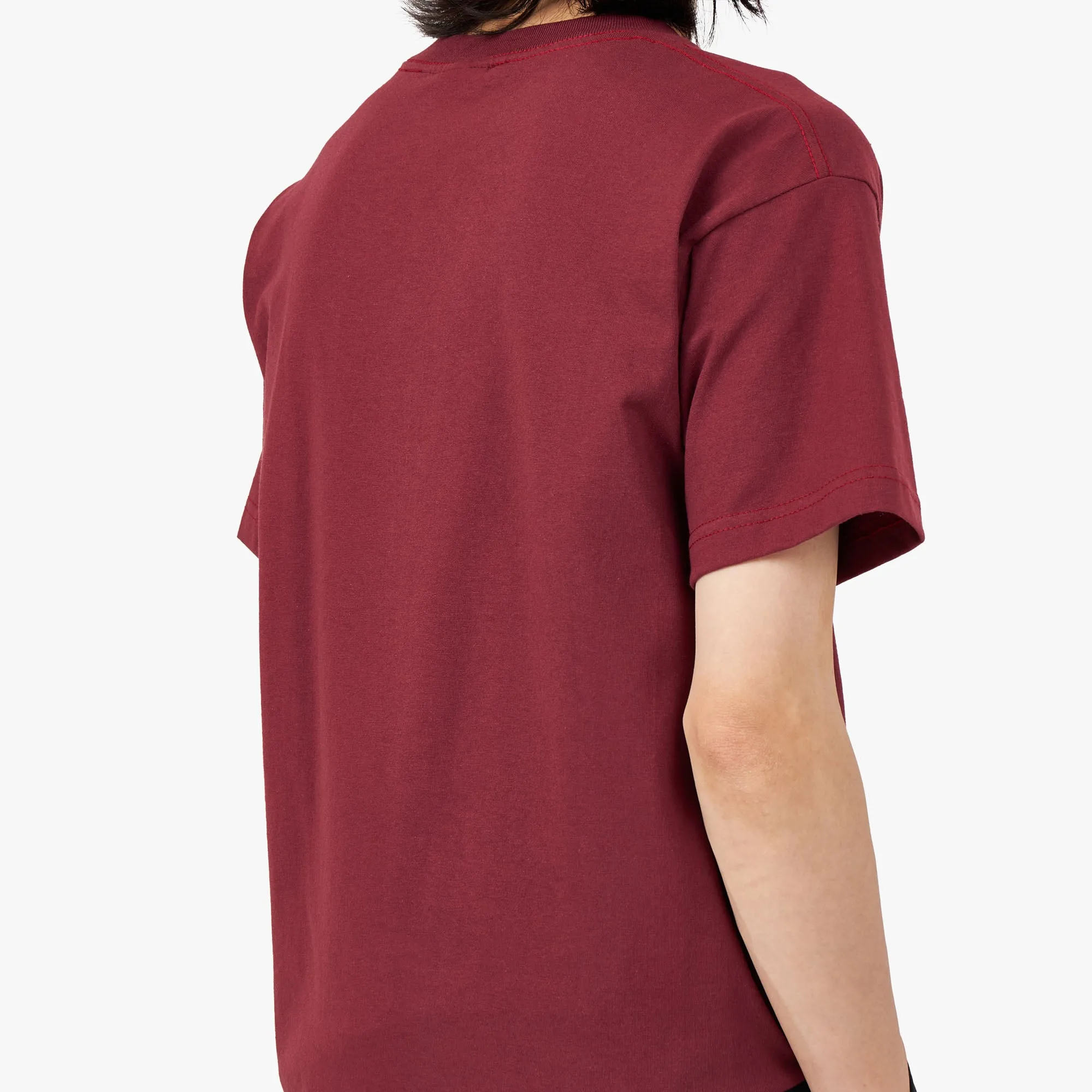 SNEEZE Logo T-shirt / Burgundy