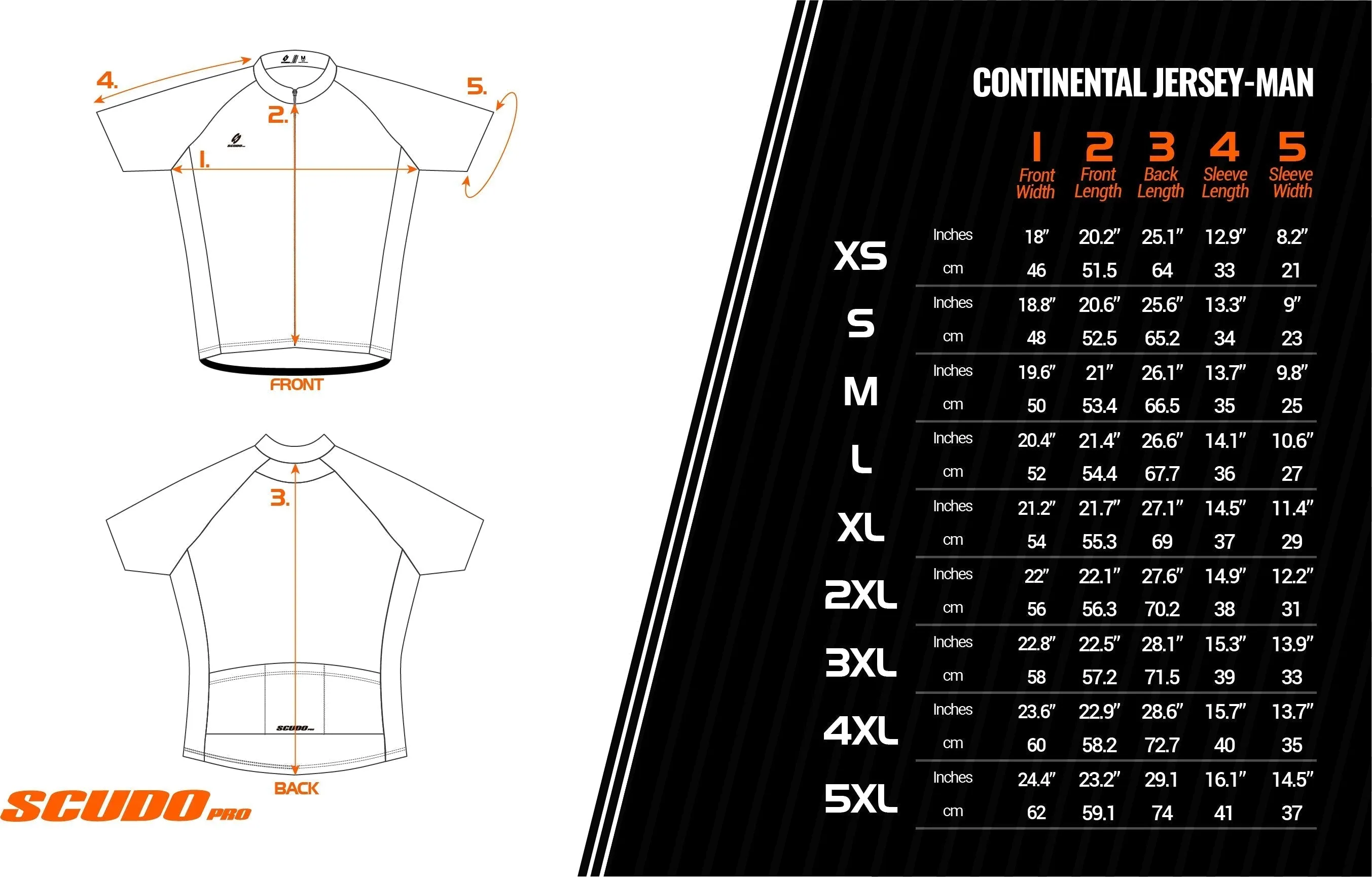 Sun&Ski |  Continental-Fit | Short Sleeve Cycling Jersey