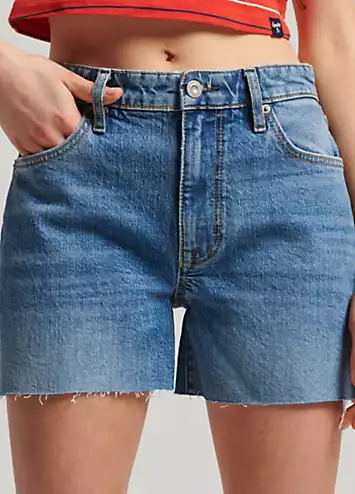 Superdry Mid Rise Cut-Off Shorts | Grattan