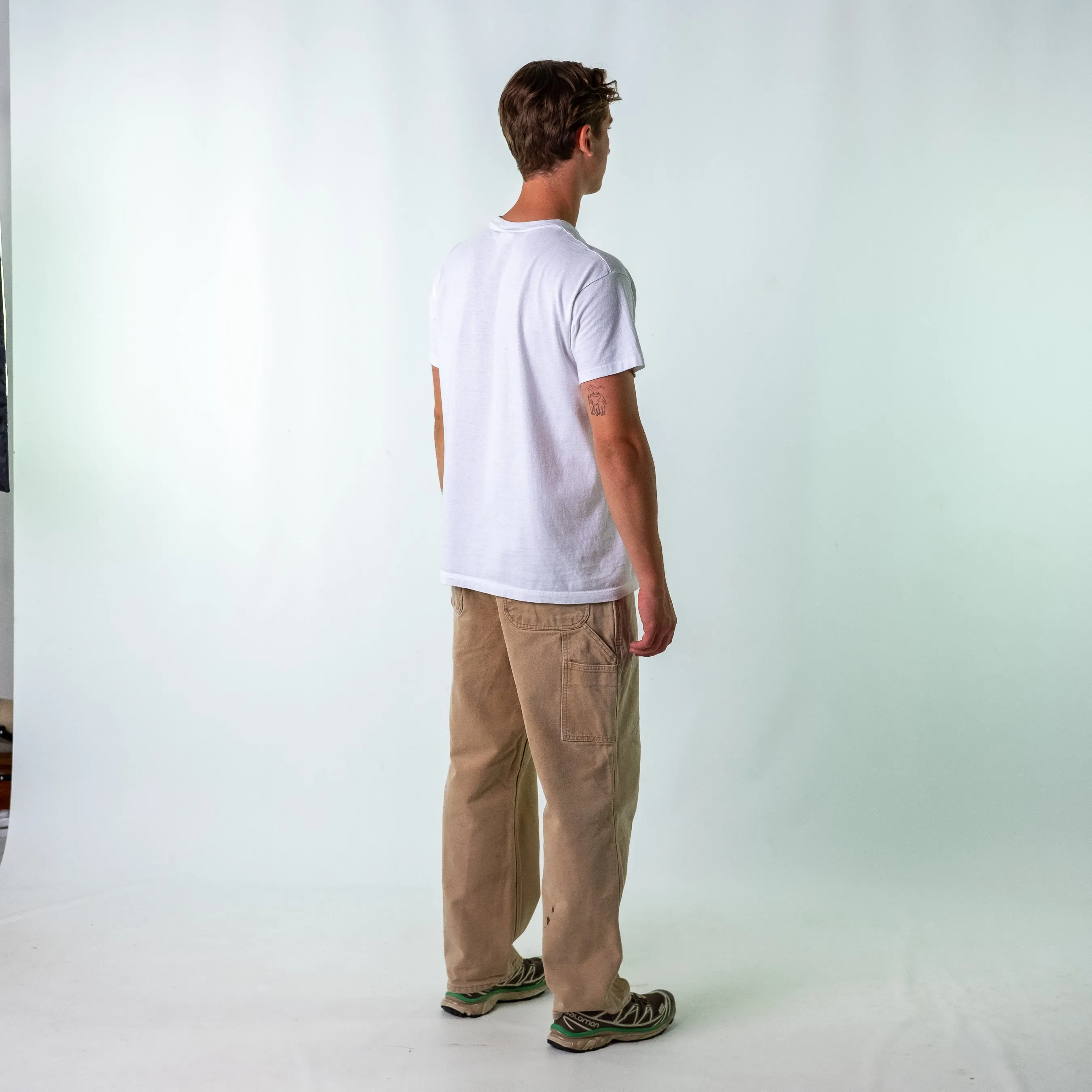 Tan y2ks Carhartt Denim Carpenter Jeans Baggy Pants (34x30)