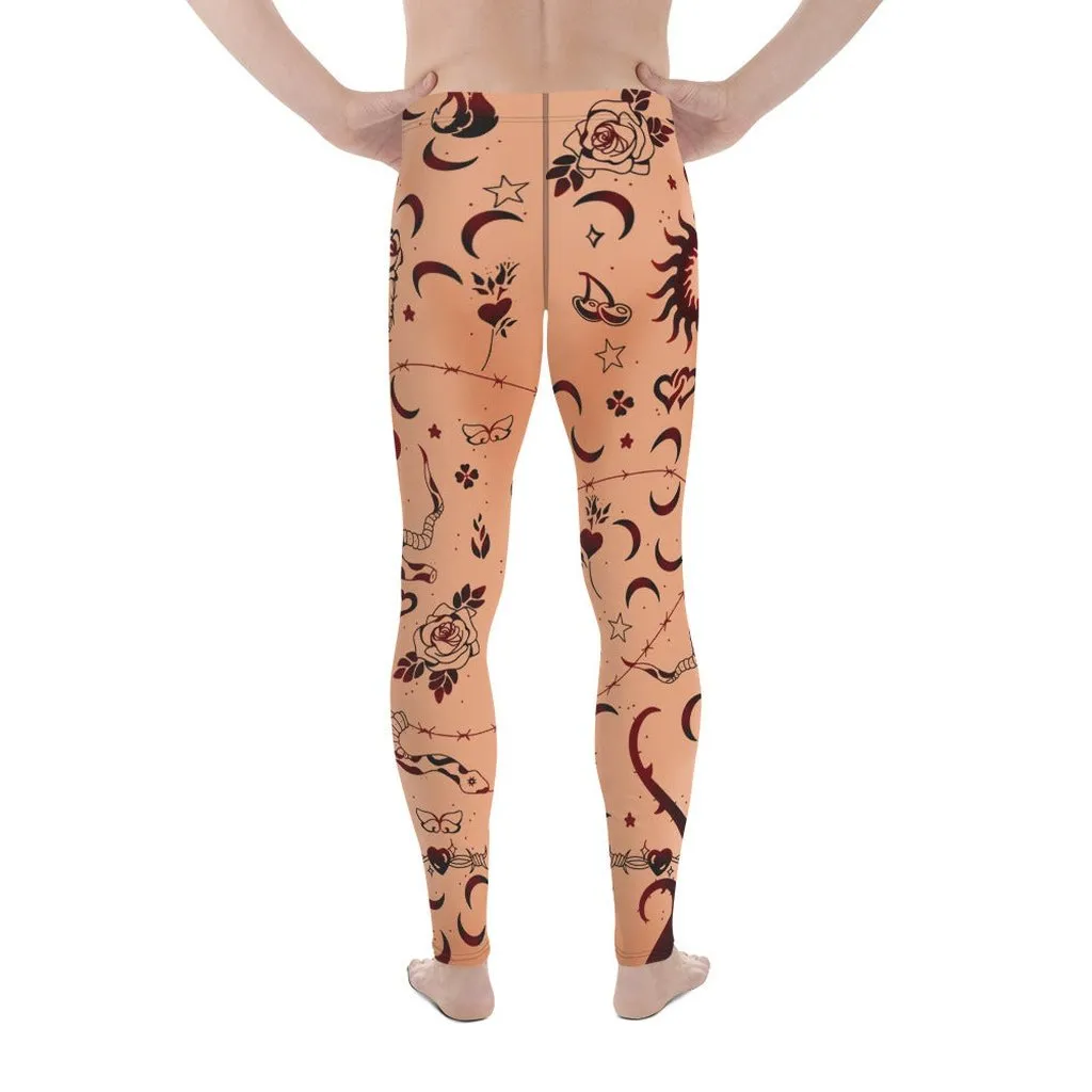 Tattoo Inspired Men's Leggings