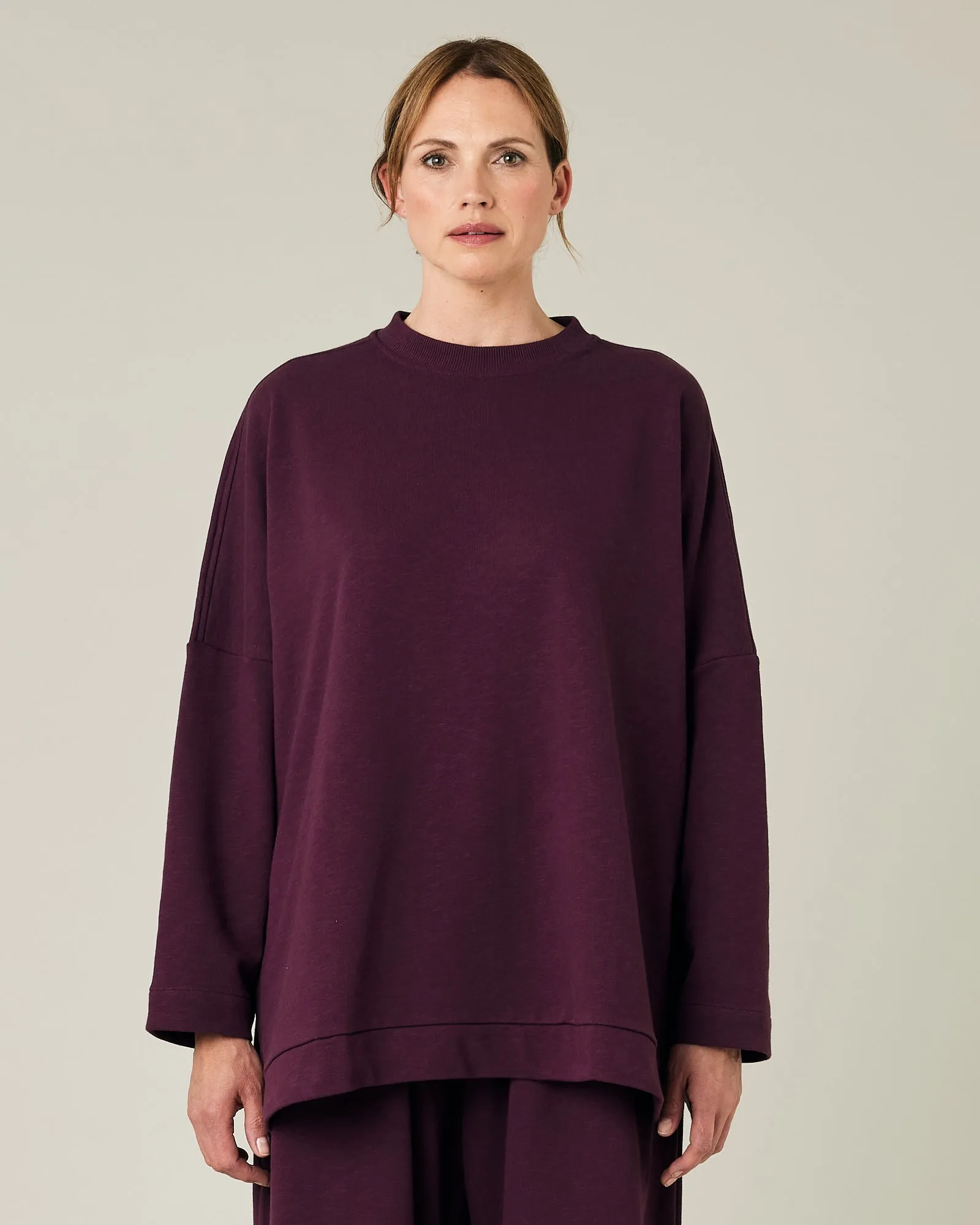 Taylor Summer Wine Cotton Jersey Top