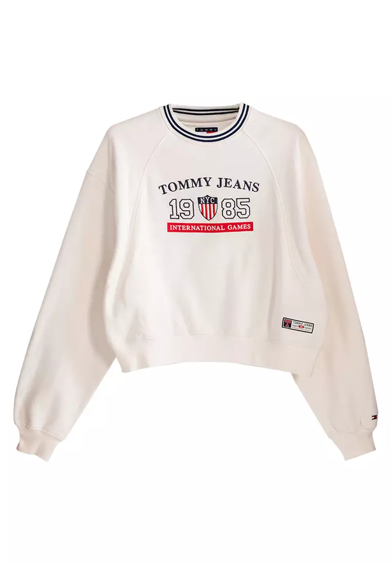 Tommy Hilfiger International Games Cropped Sweatshirt - Tommy Jeans