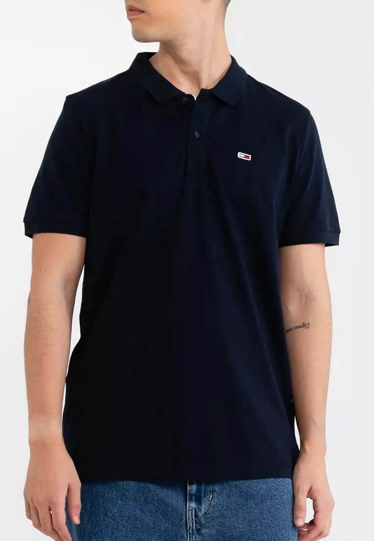 Tommy Hilfiger Slim Placket Polo Shirt - Tommy Jeans