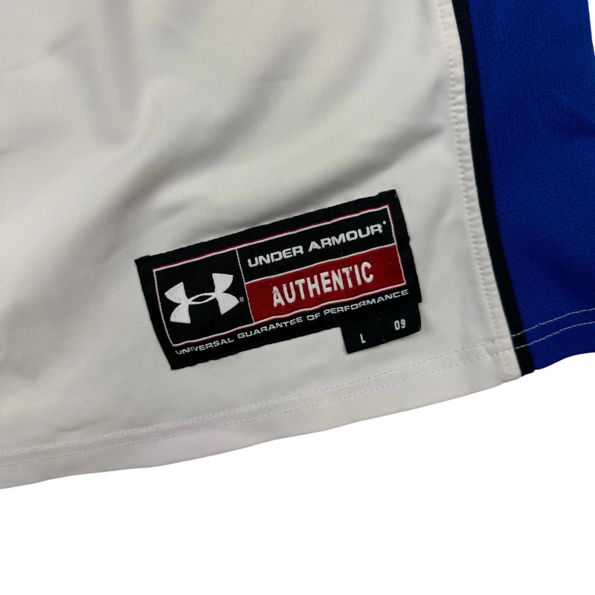 Under Armour Lancers 24 Authentic Jersey White Blue