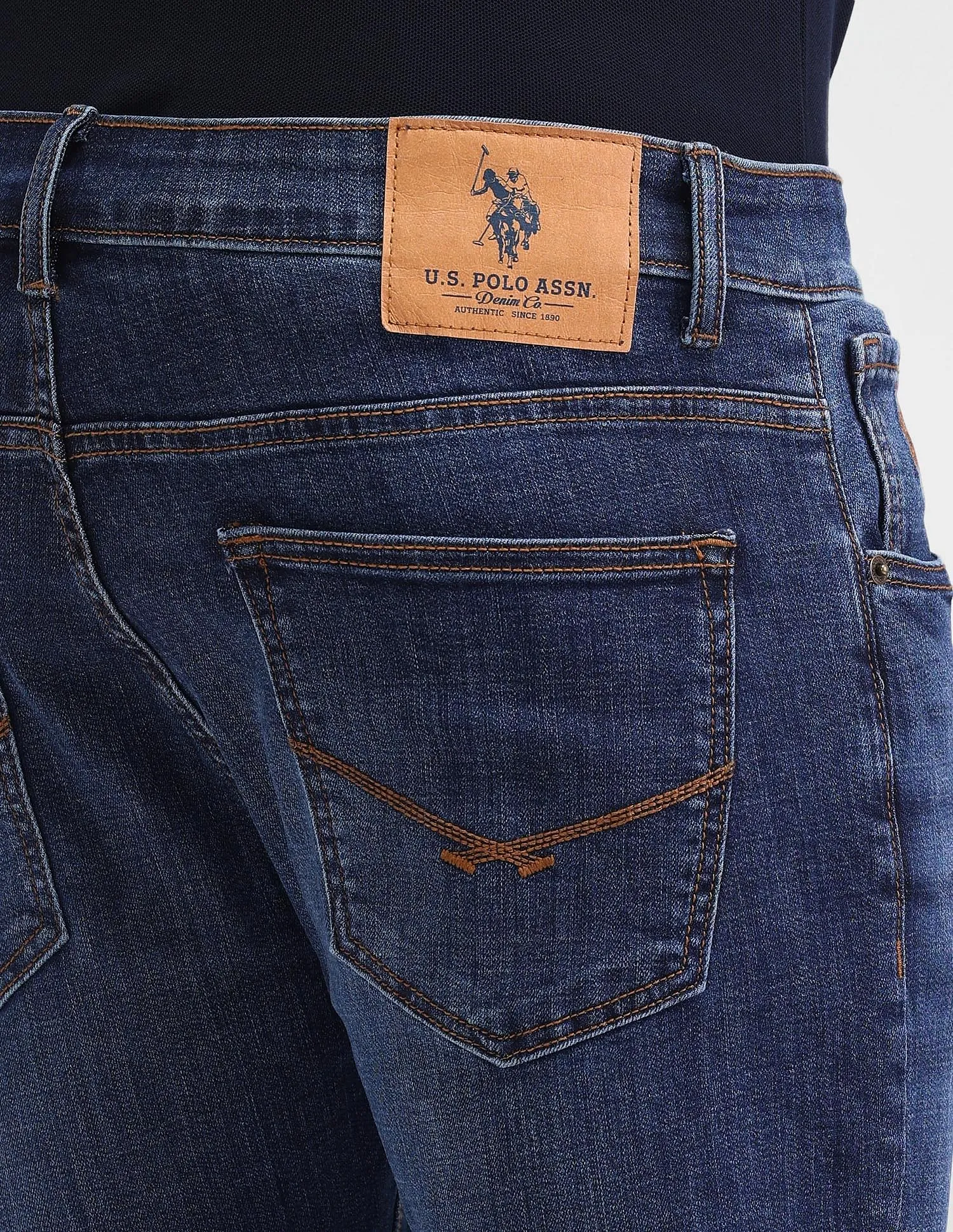 U.S. Polo Assn. Denim Co. Henry Tapered Fit Blue Jeans