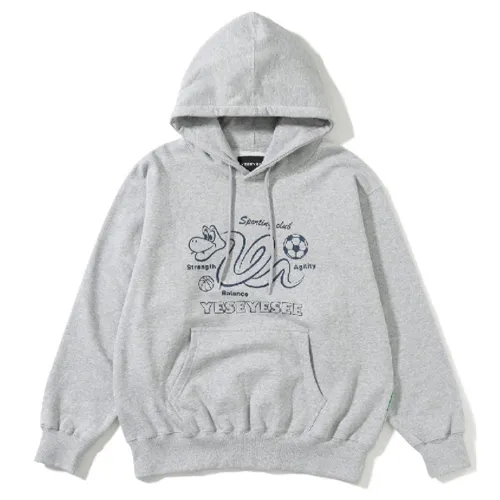 YESEYESEE  |Unisex Street Style Long Sleeves Logo Hoodies